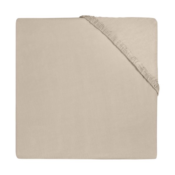 Jollein Ledikanthoeslaken Jersey 60 x 120 cm Nougat Jollein Ledikanthoeslaken Jersey 60 x 120 cm Nougat