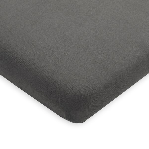 Jollein Ledikanthoeslaken Jersey 60 x 120 cm Storm Grey Jollein Ledikanthoeslaken Jersey 60 x 120 cm Storm Grey