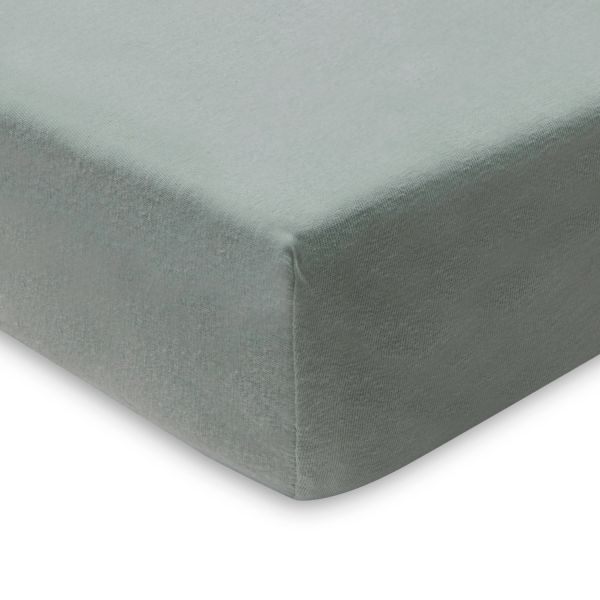 Jollein Juniorhoeslaken Jersey 70 x 140/150 cm Ash Green Jollein Juniorhoeslaken Jersey 70 x 140/150 cm Ash Green