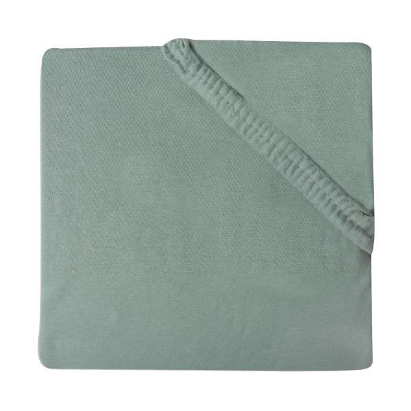 Jollein Juniorhoeslaken Jersey 70 x 140/150 cm Ash Green Jollein Juniorhoeslaken Jersey 70 x 140/150 cm Ash Green