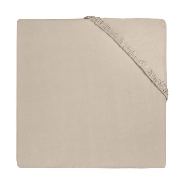 Jollein Hoeslaken Boxmatras Jersey Nougat 75 x 95 cm Jollein Hoeslaken Boxmatras Jersey Nougat 75 x 95 cm