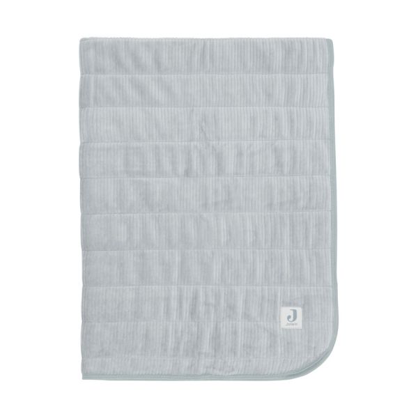 Jollein Deken Wieg 75x100cm Velvet Rib - Sea Green Jollein Deken Wieg 75x100cm Velvet Rib - Sea Green