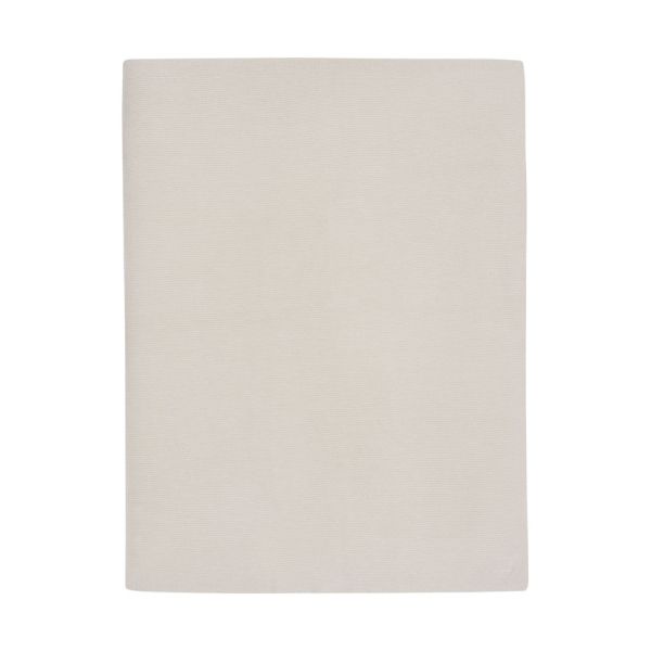 Jollein Deken Wieg - Basic Knit - 75 x 100 cm - Oatmeal Jollein Deken Wieg - Basic Knit - 75 x 100 cm - Oatmeal