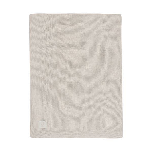 Jollein Deken Wieg - Basic Knit - 75 x 100 cm - Oatmeal Jollein Deken Wieg - Basic Knit - 75 x 100 cm - Oatmeal