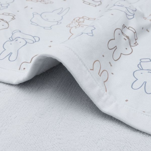 Jollein Miffy Moments Wiegdeken - 75 x 100 cm - Cloudy Blue