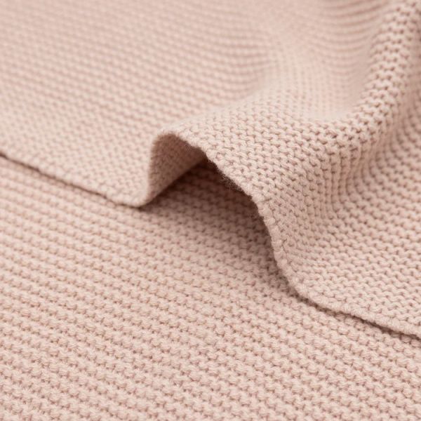 Jollein Wiegdeken Basic Knit - Wild Rose - 75 x 100 cm Jollein Wiegdeken Basic Knit - Wild Rose - 75 x 100 cm