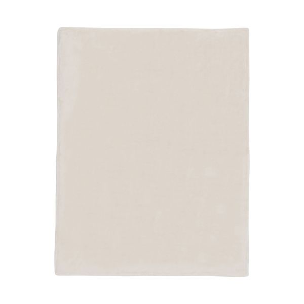 Jollein Deken Wieg - Basic Knit - 75 x 100 cm - Oatmeal/Velvet