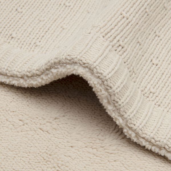 Jollein Ledikantdeken - Sprinkle Knit / Fluffy - 100 x 150 cm - Sand