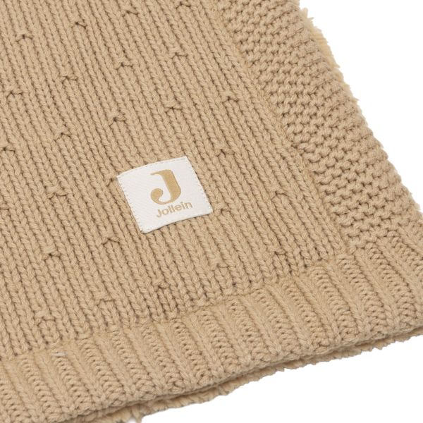 Jollein Ledikantdeken - Sprinkle Knit / Fluffy - 100 x 150 cm - Hazel Jollein Ledikantdeken - Sprinkle Knit / Fluffy - 100 x 150 cm - Hazel