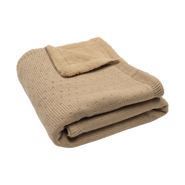 Jollein Ledikantdeken - Sprinkle Knit / Fluffy - 100 x 150 cm - Hazel Jollein Ledikantdeken - Sprinkle Knit / Fluffy - 100 x 150 cm - Hazel