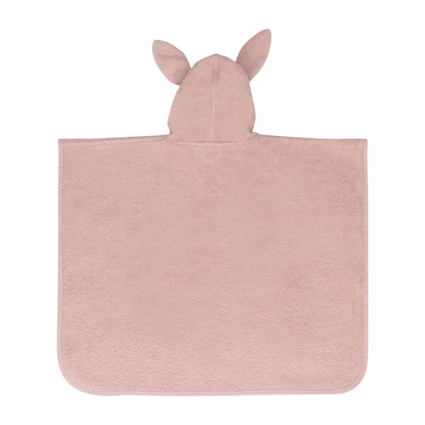 Jollein Badponcho Oortjes - Badstof - Wild Rose