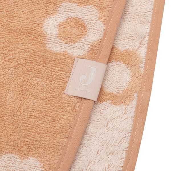 Jollein Jacquard Badponcho - 2-zijdig - Badstof - Flower Jollein Jacquard Badponcho - 2-zijdig - Badstof - Flower