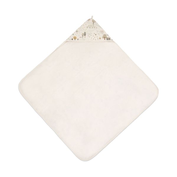 Jollein Badcape Print - Badstof - 75x75 cm - Tiny Park Jollein Badcape Print - Badstof - 75x75 cm - Tiny Park