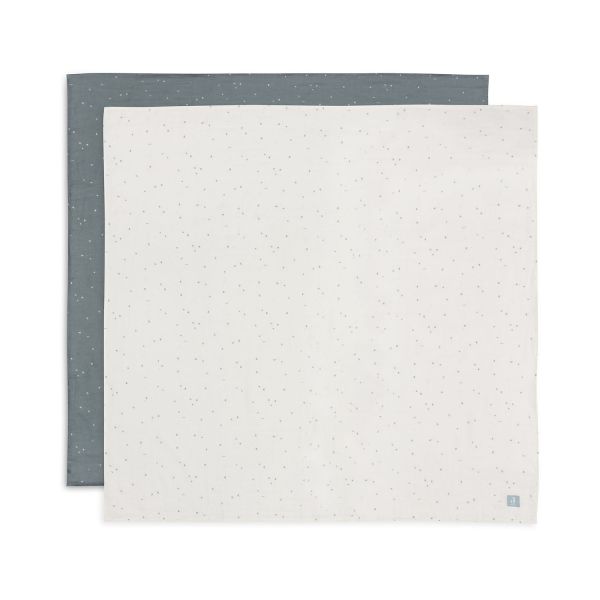 Jollein Twinkling Large Multidoek Hydrofiel - 2 Pack - 115 x 115 cm - Sea Green Jollein Twinkling Large Multidoek Hydrofiel - 2 Pack - 115 x 115 cm - Sea Green