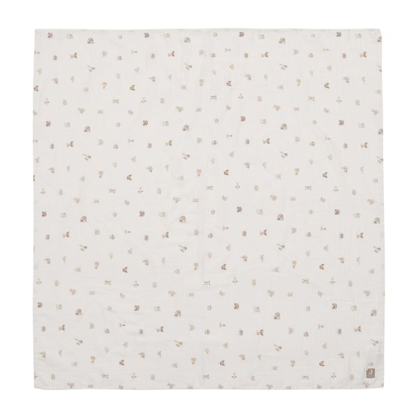 Jollein Hydrofiele Doek - Animal Friends - Large - 115x115 cm - 2 Stuks Jollein Hydrofiele Doek - Animal Friends - Large - 115x115 cm - 2 Stuks