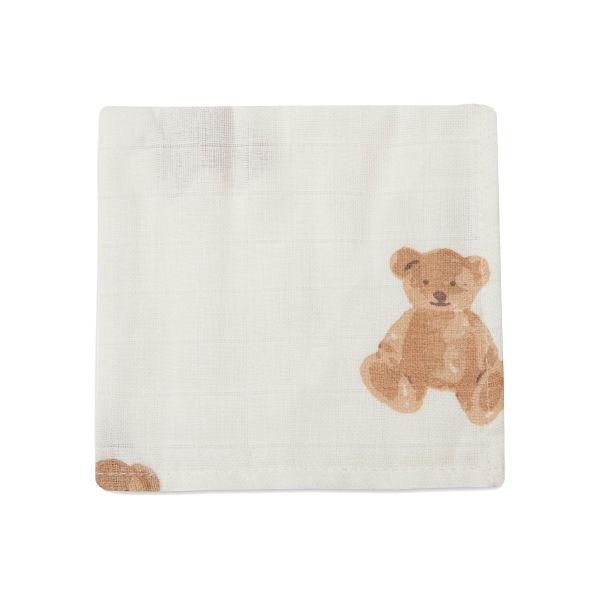 Jollein Monddoekje Hydrofiel Teddy Bear 3-pack