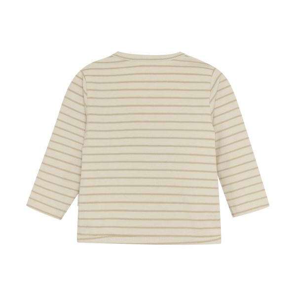 Noppies Nour Shirt met Lange Mouwen - Stripe - Maat 50 - Offwhite Noppies Nour Shirt met Lange Mouwen - Stripe - Maat 50 - Offwhite