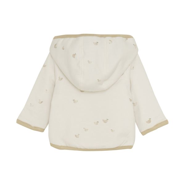 Noppies Nuru Jasje - Animals - Maat 50 - Offwhite Noppies Nuru Jasje - Animals - Maat 50 - Offwhite