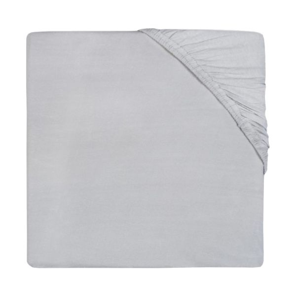 Jollein Juniorhoeslaken Jersey 70 x 140/150 cm Soft Grey Jollein Juniorhoeslaken Jersey 70 x 140/150 cm Soft Grey