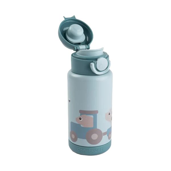 Done by Deer Thermosfles - Tiny Farm - 340 ml - Blue Done by Deer Thermosfles - Tiny Farm - 340 ml - Blue