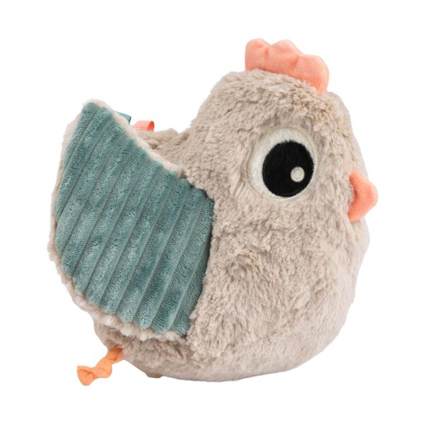 Done by Deer Hide & Seek Activity Toy - Clucky - Sand Done by Deer Hide & Seek Activity Toy - Clucky - Sand
