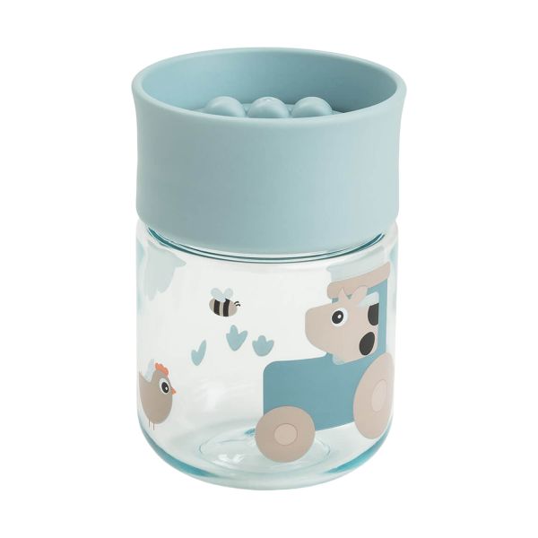 Done By Deer 360° Oefenbeker - Tiny Farm – Blue Done By Deer 360° Oefenbeker - Tiny Farm – Blue