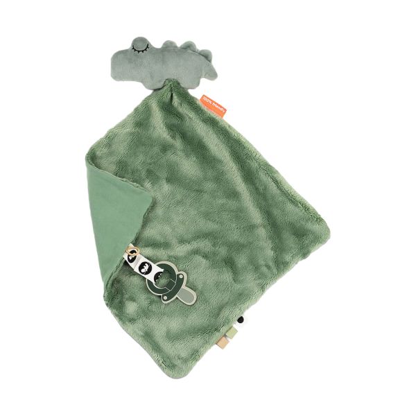 Done By Deer Croco Knuffeldoekje - Green Done By Deer Croco Knuffeldoekje - Green