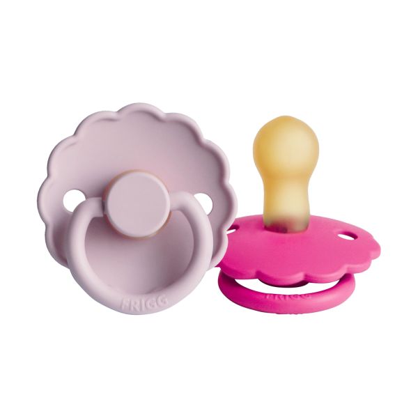 Frigg Daisy Fopspeen - 0-6 mnd (2 stuks) - Lila/Fuchsia Frigg Daisy Fopspeen - 0-6 mnd (2 stuks) - Lila/Fuchsia