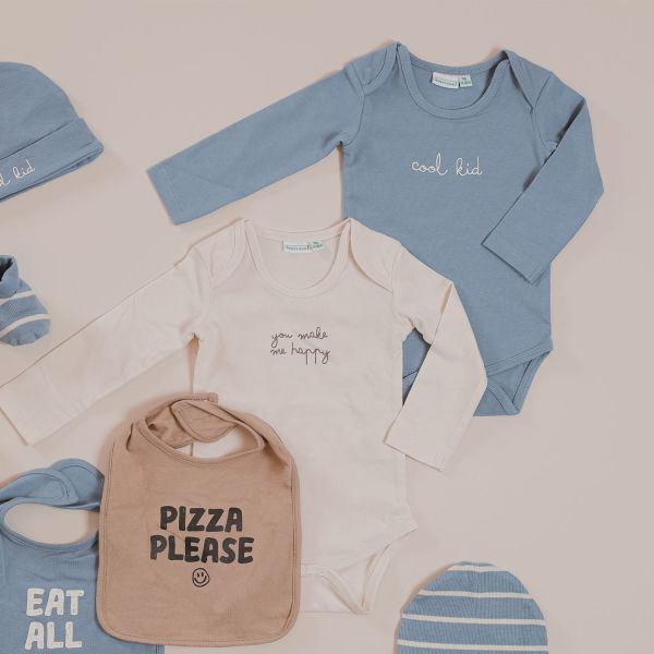 Babylook Cool Kid Romper - Maat 56 - Faded Denim Babylook Cool Kid Romper - Maat 56 - Faded Denim