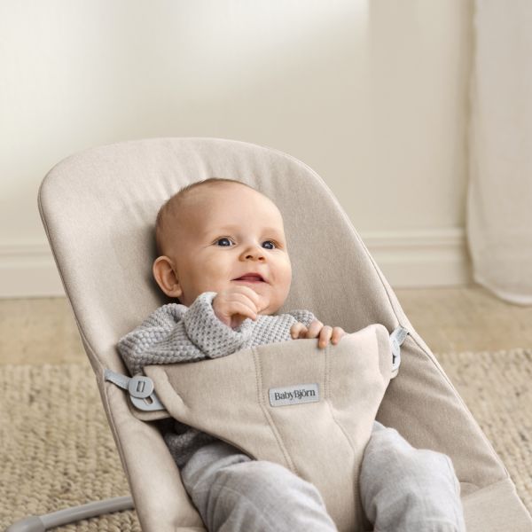 BabyBjörn Bliss Wipstoel - Geweven - Mélange Lichtbeige