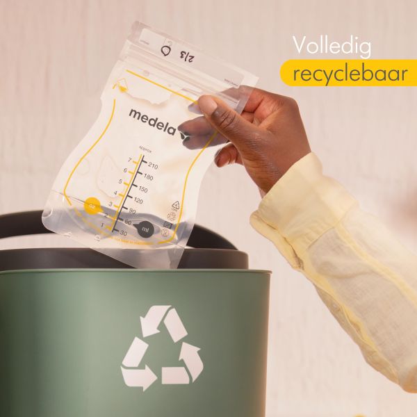 Medela Moedermelkbewaarzakjes Met Schenktuit 210ml 50st Medela Moedermelkbewaarzakjes Met Schenktuit 210ml 50st