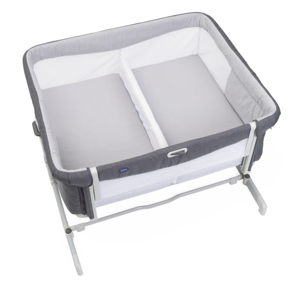 Chicco Next2Me Twins Co-sleeper - Magnet Grey Chicco Next2Me Twins Co-sleeper - Magnet Grey