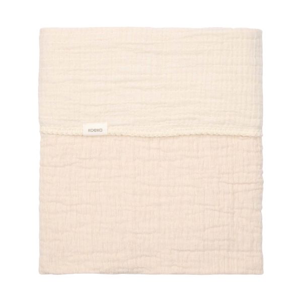 Koeka Rivoli Wiegdeken - Maat 75 x 100 - Warm White Koeka Rivoli Wiegdeken - Maat 75 x 100 - Warm White