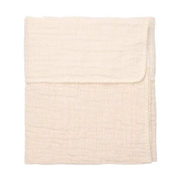 Koeka Rivoli Wiegdeken - Maat 75 x 100 - Warm White Koeka Rivoli Wiegdeken - Maat 75 x 100 - Warm White