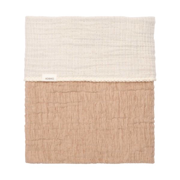 Koeka Rivoli Wiegdeken - Maat 75 x 100 - Caffe Koeka Rivoli Wiegdeken - Maat 75 x 100 - Caffe