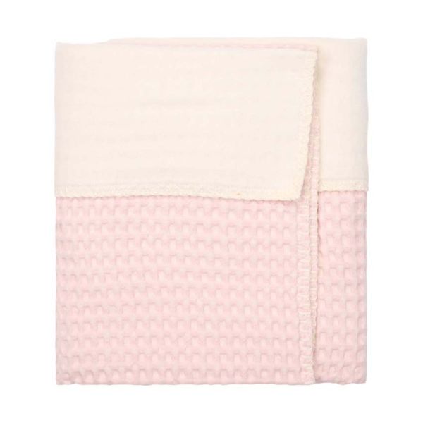Koeka Amsterdam Wafel Ledikantdeken - Maat 100 x 150 - Cotton Fleece - Candy