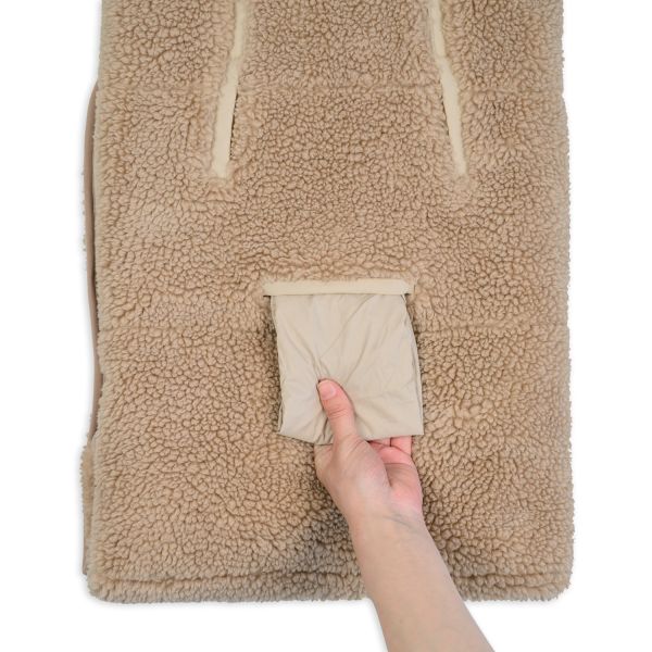 Lodger Omslagdoek Teddy - Beige