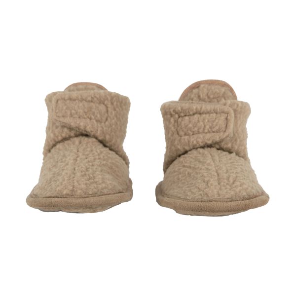 Lodger Slofjes Teddy Fleece Beige 3-6M Lodger Slofjes Teddy Fleece Beige 3-6M