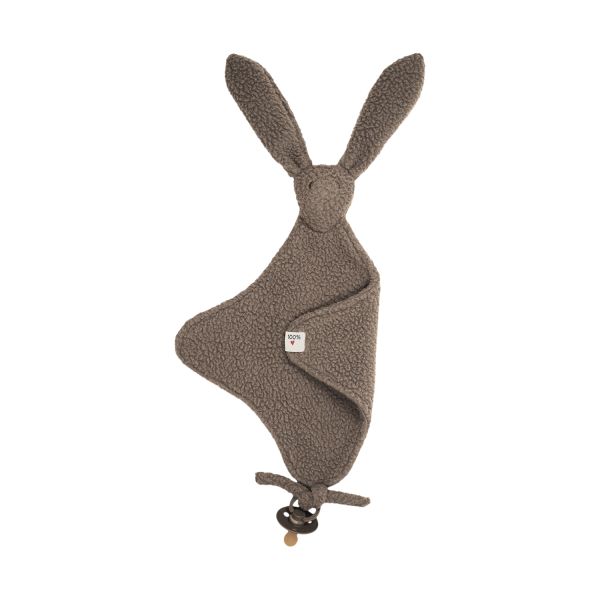 Lodger Speendoekje - Bunny Teddy Fleece - Buffalo