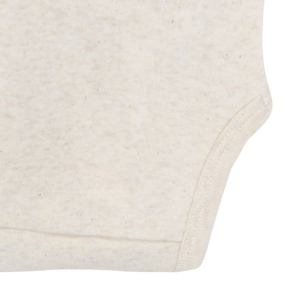 Lodger Melange Romper Lange Mouwen - Maat 50 - Birch Lodger Melange Romper Lange Mouwen - Maat 50 - Birch