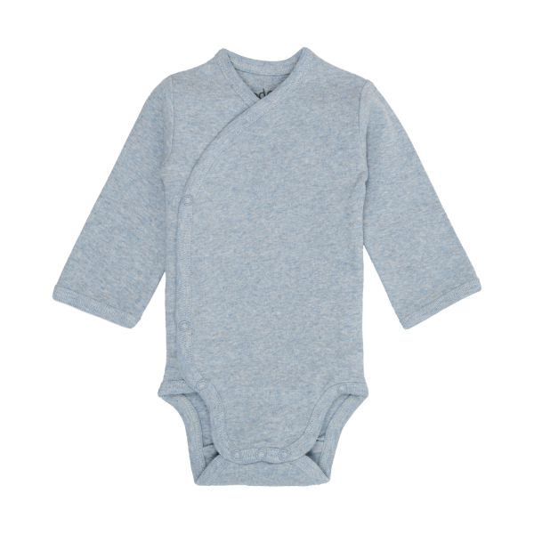 Lodger Melange Romper Lange Mouwen - Maat 50 - Blue Fogg Lodger Melange Romper Lange Mouwen - Maat 50 - Blue Fogg