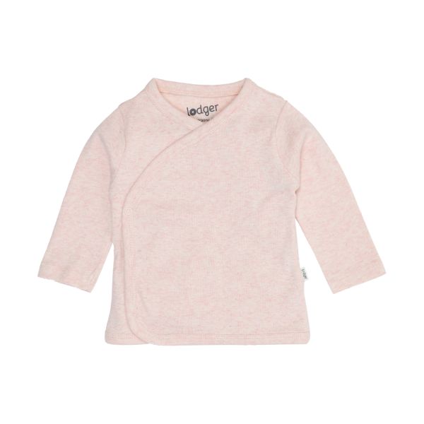 Lodger Melange Overslag Shirt - Maat 50 - Tan Lodger Melange Overslag Shirt - Maat 50 - Tan