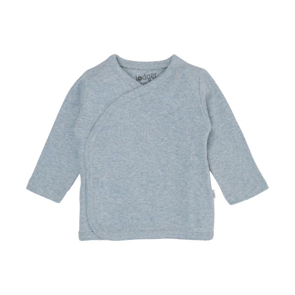 Lodger Melange Overslag Shirt - Maat 50 - Blue Fogg Lodger Melange Overslag Shirt - Maat 50 - Blue Fogg