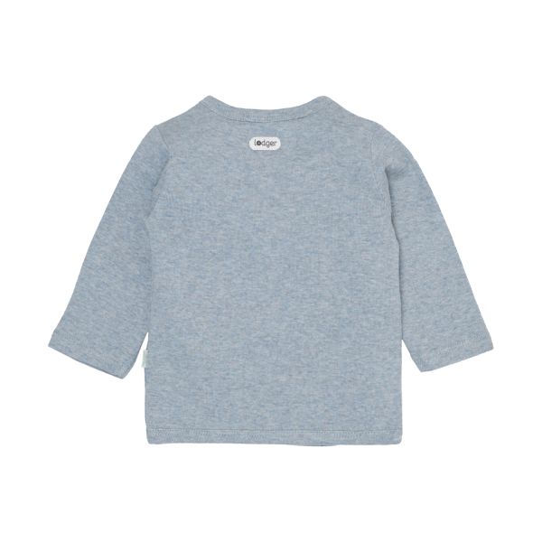 Lodger Melange Overslag Shirt - Maat 50 - Blue Fogg Lodger Melange Overslag Shirt - Maat 50 - Blue Fogg