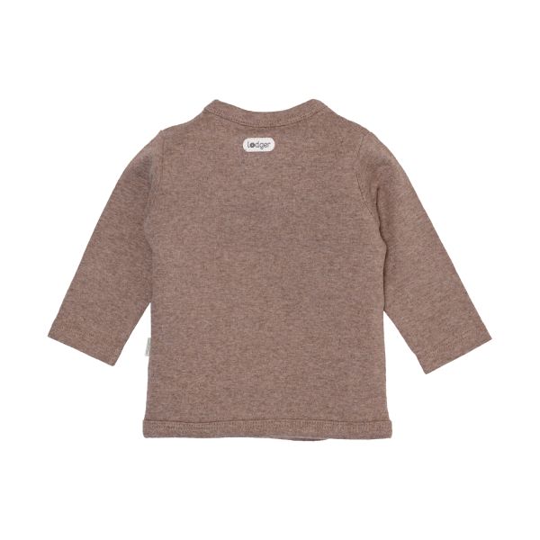 Lodger Melange Overslag Shirt - Maat 50 - Buffalo Lodger Melange Overslag Shirt - Maat 50 - Buffalo