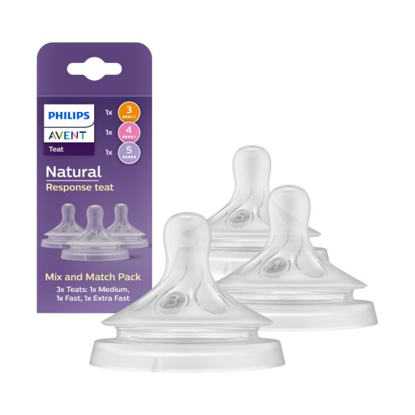 Philips Avent Natural Response Speen – Mix & Match – 3 stuks Philips Avent Natural Response Speen – Mix & Match – 3 stuks