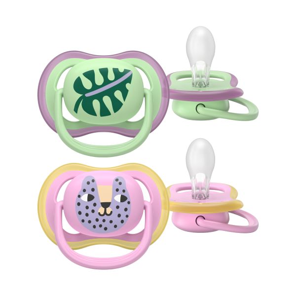 Philips Avent Ultra Air Fopspeen - 6-18 Mnd - 2 Stuks - Plant-based Philips Avent Ultra Air Fopspeen - 6-18 Mnd - 2 Stuks - Plant-based