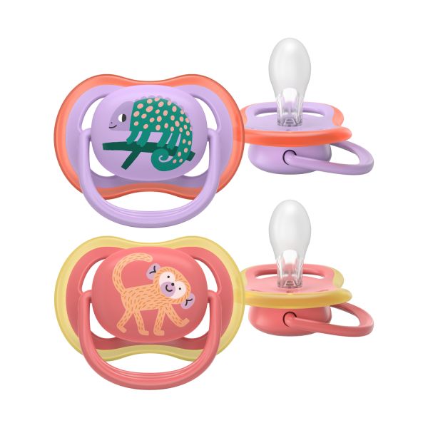 Philips Avent Ultra Air Fopspeen - 18+ Mnd - 2 Stuks - Plant-based Philips Avent Ultra Air Fopspeen - 18+ Mnd - 2 Stuks - Plant-based