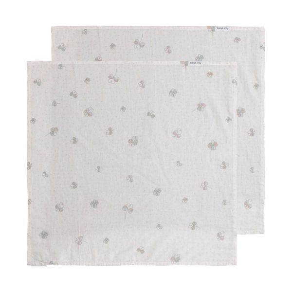 Baby's Only Tender Hydrofiele Doek - 2-Pack - 65x65 cm - Clover