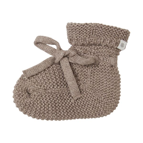 Noppies Slofjes Knit Nelson Taupe Melange Noppies Slofjes Knit Nelson Taupe Melange